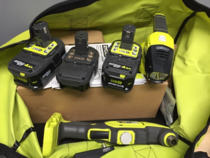 Photo 6 of RYOBI
ONE+ 18V Cordless 10-Tool Combo Kit with 3 Batteries and Charger