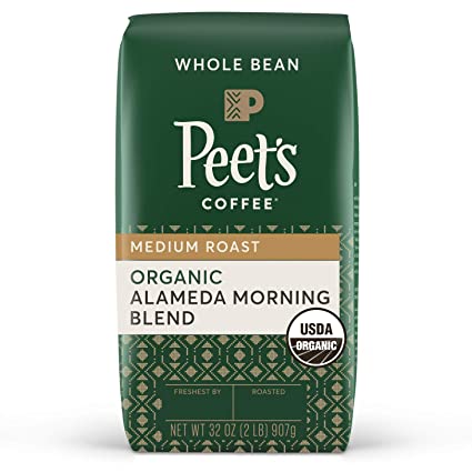 Photo 1 of - Peet's Coffee, Organic Alameda Morning Blend - Medium Roast Whole Bean Coffee - 32 Ounce Bag, USDA Organic EXP 2/17/22
- Laughing Man Dukale's Blend, Ground Coffee, Medium Roast, Bagged 12 oz 2 PACK EXP 31 MAR 2022
