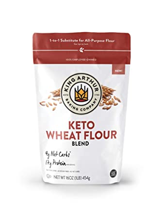 Photo 2 of - Keto Cheesecake Shake Mix for Keto Shakes- Best Low Carb Keto Snack- Great for Keto Meal Replacement Shake- Low Carb Shake Keto Smoothie Powder -30 Servings 
- King Arthur, Keto Wheat Flour Blend, Non-GMO Project Verified, 1-to-1 Substitute for All- Pur