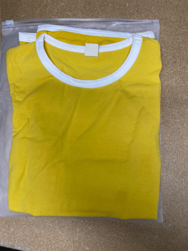 Photo 1 of Baby Girl or Boy Yellow T-Shirt and Short Combo 3-4T 