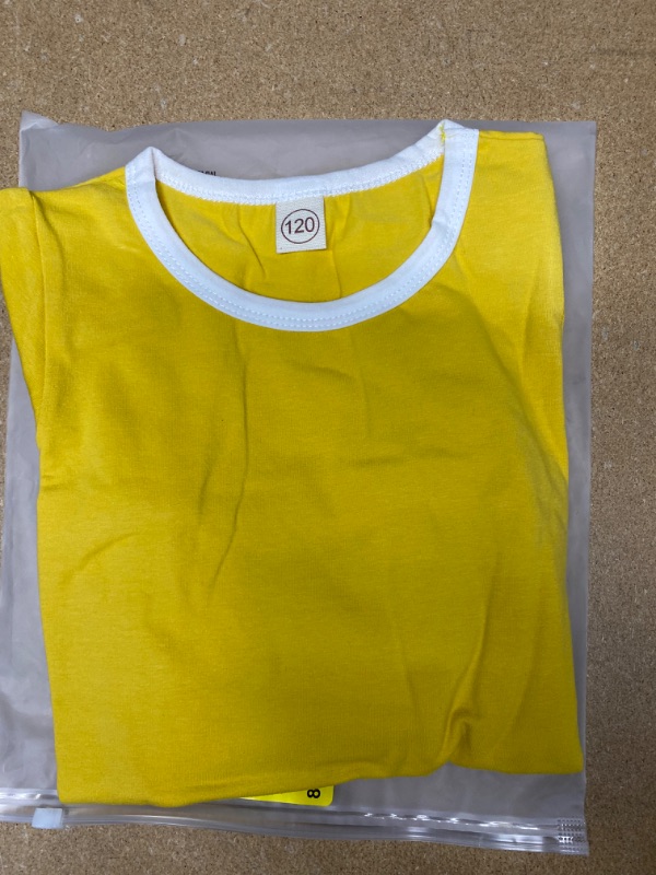 Photo 2 of Baby Girl or Boy Yellow T-Shirt and Short Combo 4-5T  