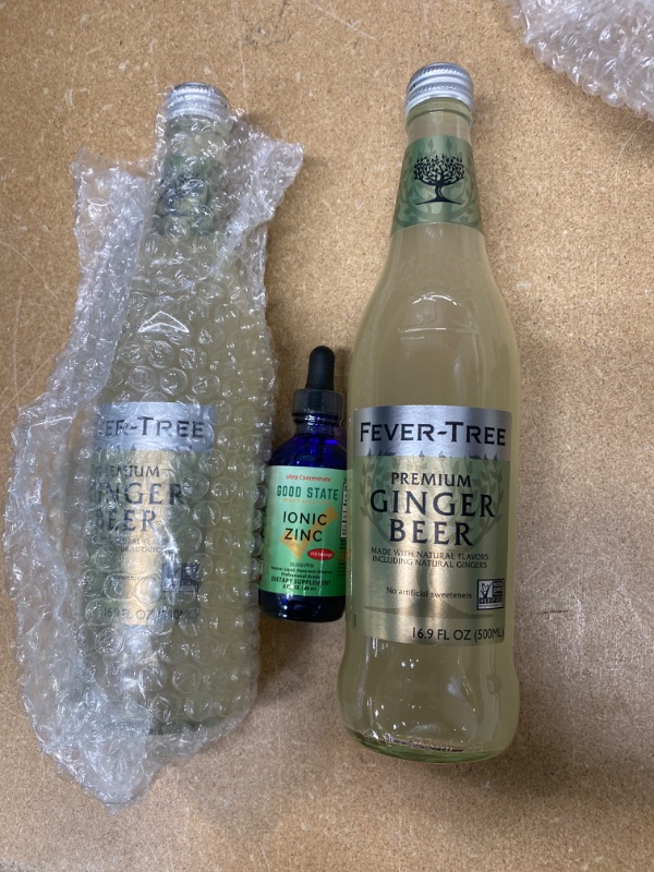 Photo 1 of - Fever-Tree Ginger Beer, Premium, 16.9 Fl Oz 2 PACK 
- Good State Natural Ionic Zinc | Liquid Concentrate | Nano Sized Mineral Technology | Professional Grade Dietary Supplement 
