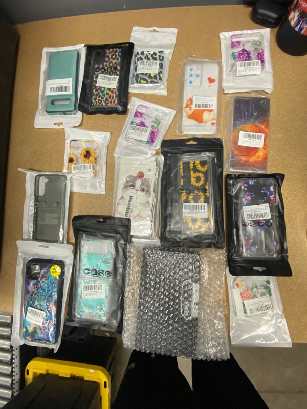 Photo 1 of *Non- Refundable* Assortment of Miscellaneous Samsung Cases 14 pack 

