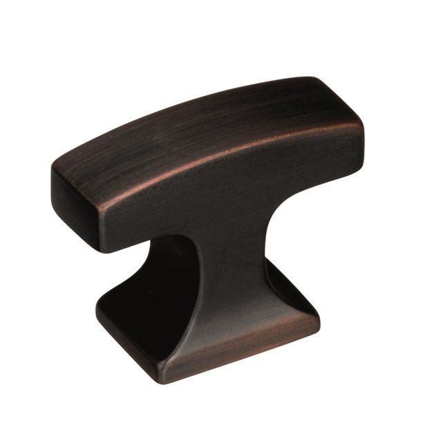 Photo 1 of 25 PACK OF Westerly 1-5/16 in (33 mm) Length Oil-Rubbed Bronze Cabinet Knob
