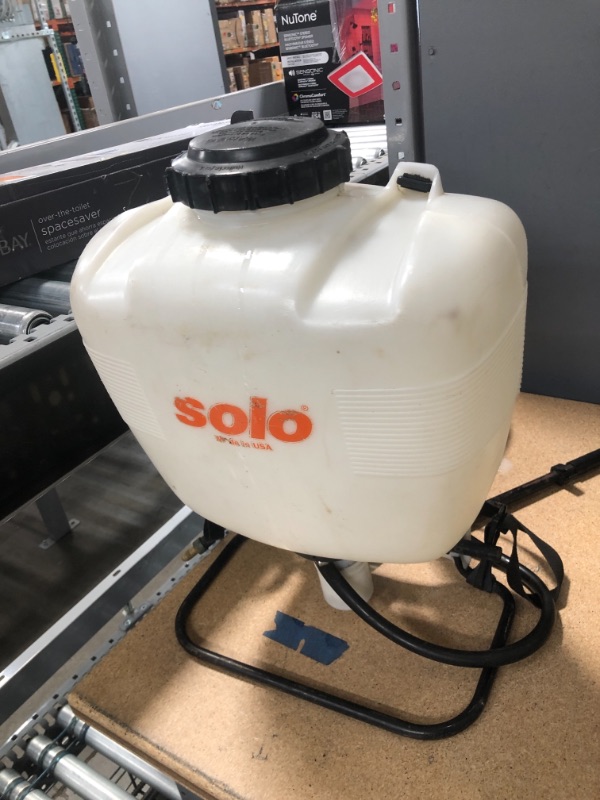 Photo 2 of **PARTS ONLY**
 Solo Adjustable Spray Tip Backpack Sprayer 4 Gal.
