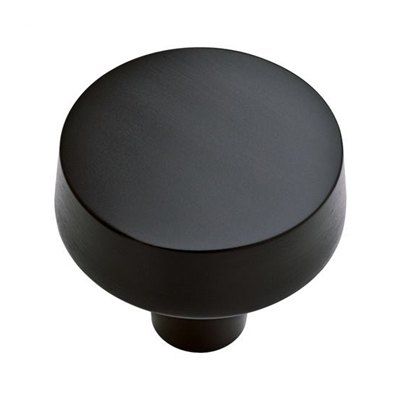 Photo 1 of 16 PC Liberty 1 3/8 Diameter Mushroom Knob Metal in Black, Size 1.41 D in | Wayfair P34942-FB-C
