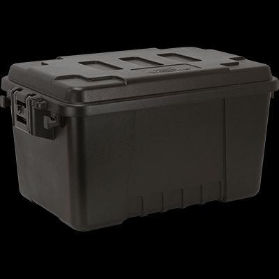 Photo 1 of 2 PACKS OF PLANO NO LIDS 161900 L Sportsmans Trunk Small - 56 Quart Capacity Black
