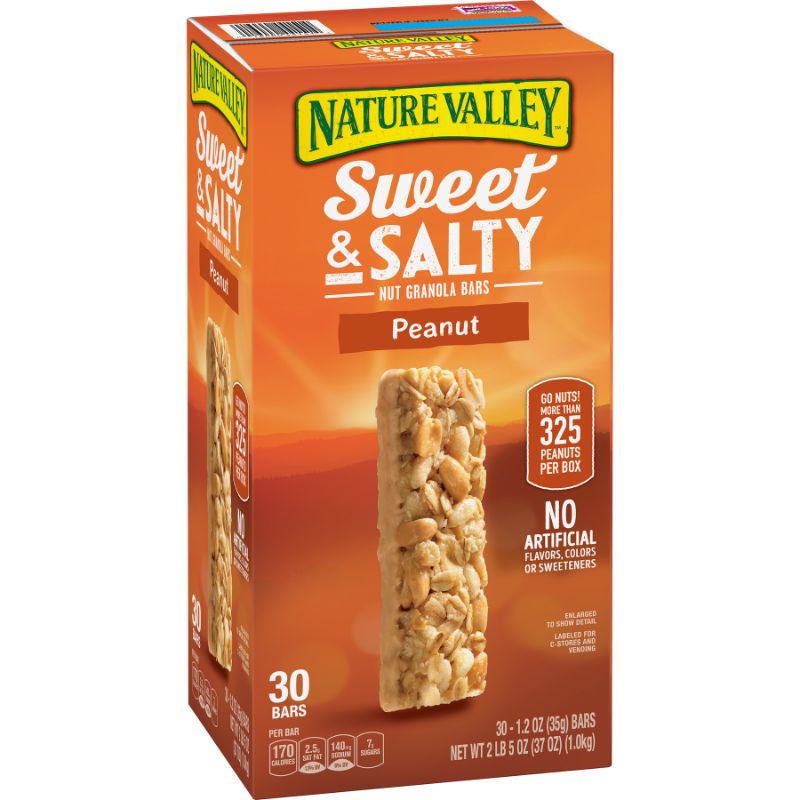 Photo 2 of ***NONREFUNDABLE-SOLD AS IS****Nature Valley Sweet & Salty Nut Granola Bars Peanut, 1.2 Oz, 48 Count (2EA)...EXP 03/25/2022