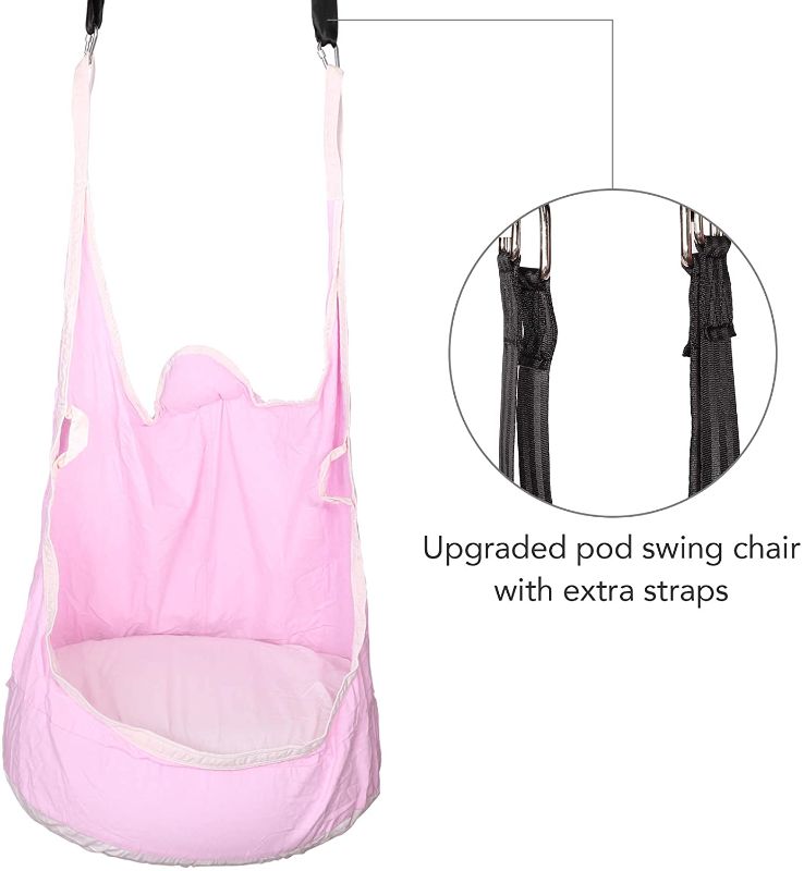 Photo 1 of Kids Pod Swing Seat Child Hanging Hammock Chair Indoor Outdoor Kid Hammock Seat Pod Nook