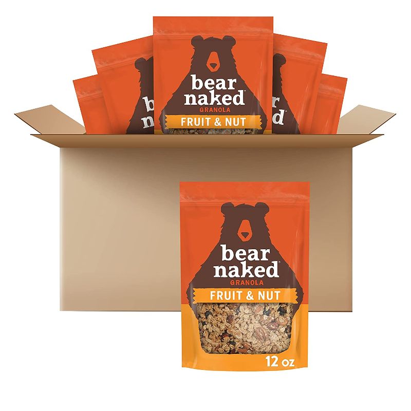 Photo 1 of ** Expires Sep 22 2022*** ** No Returns** No Refunds**  Bear Naked, Granola, Fruit and Nut, Vegetarian and Kosher, 4.5lb Case (6 Count) 
