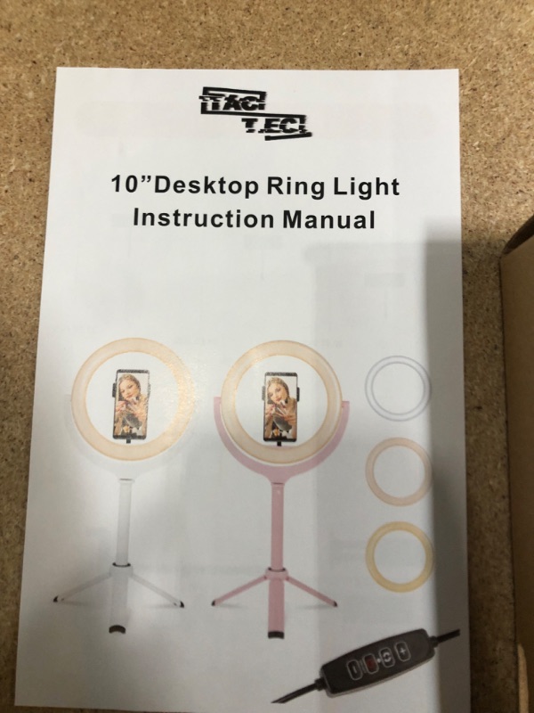 Photo 3 of 10" LED Selfie Ring Light for Computer/Laptop