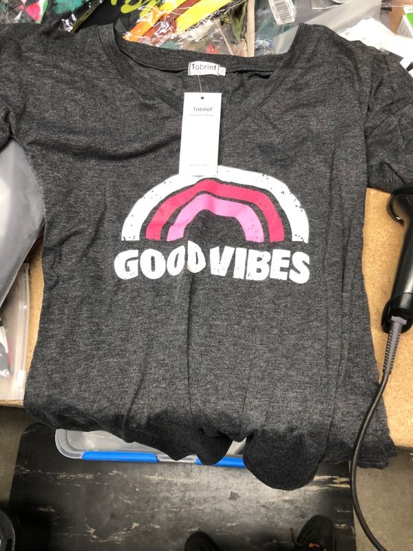 Photo 1 of GOOD VIBES SHIRT PINK SIZE SMALL