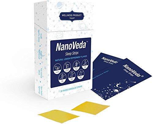 Photo 1 of *EXP: 09/2022* NanoVeda 30 Oral Melatonin Sleep Strips with Valerian