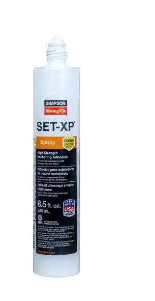 Photo 1 of ** EXP IS NOT PRINTEDON THE ITEM**
SET-XP 8.5 oz. High-Strength Epoxy Adhesive Cartridge with 1 Nozzle and Extension
