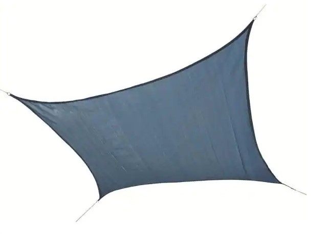 Photo 1 of **DIFFERENT COLOR FROM THE PHOTO**
12 ft. x 12 ft. Blue Square Shade Sail

