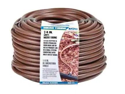 Photo 1 of **SETS OF 2**
Dig B38100 1/4" Vinyl Micro Drip Tubing, 100', Brown