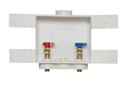 Photo 1 of ** ONLY THE RED ONE**
Quadtro 2 in. Copper Sweat Connection Washing Machine Outlet Box with 1/4 Turn Brass Screw-On Ball Valves
