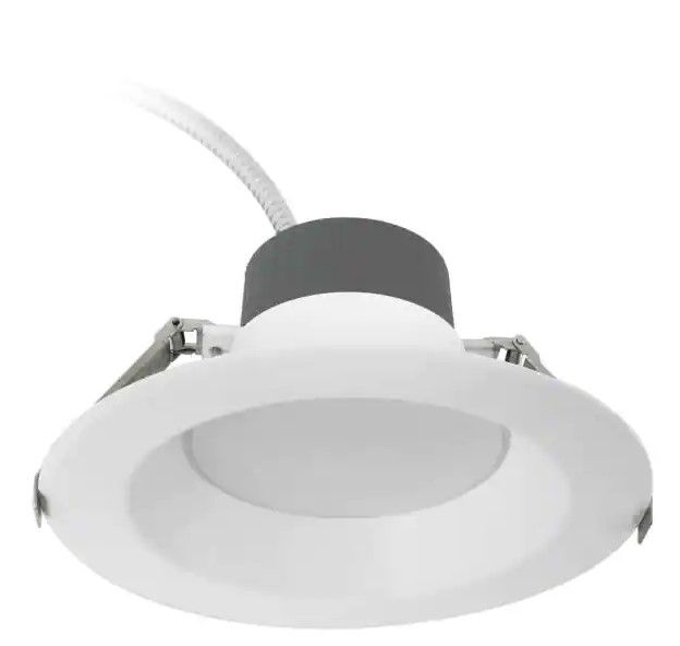 Photo 1 of  8 in.  Integrated LED Recessed Downlight Trim Wet Location 120-277-Volt