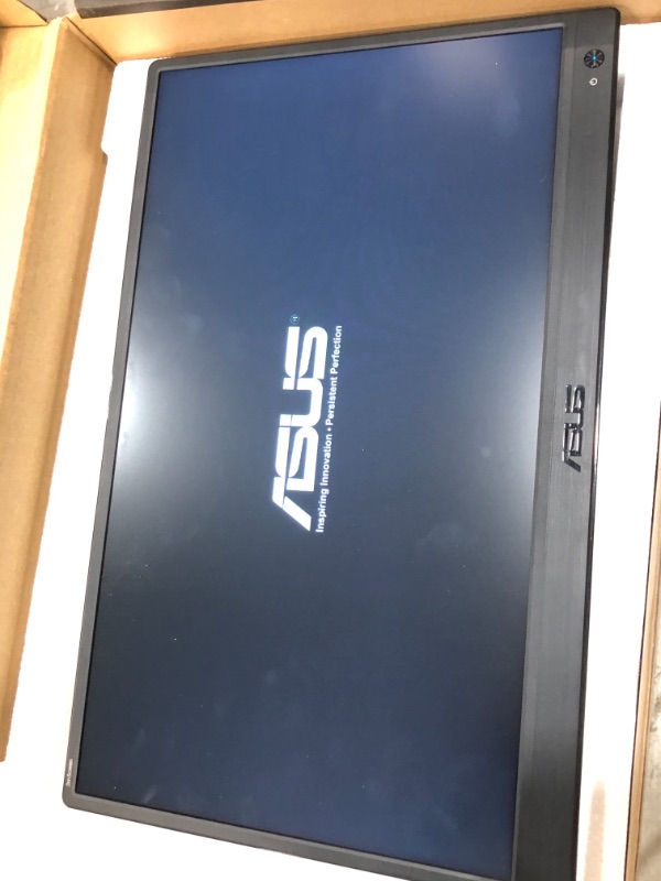 Photo 5 of ASUS ZenScreen 15.6” Portable USB Monitor (MB165B) - HD (1366 x 768), Narrow Bezel, Micro USB, USB-Powered, Tripod Mountable, Anti-Glare Surface, Protective Sleeve
