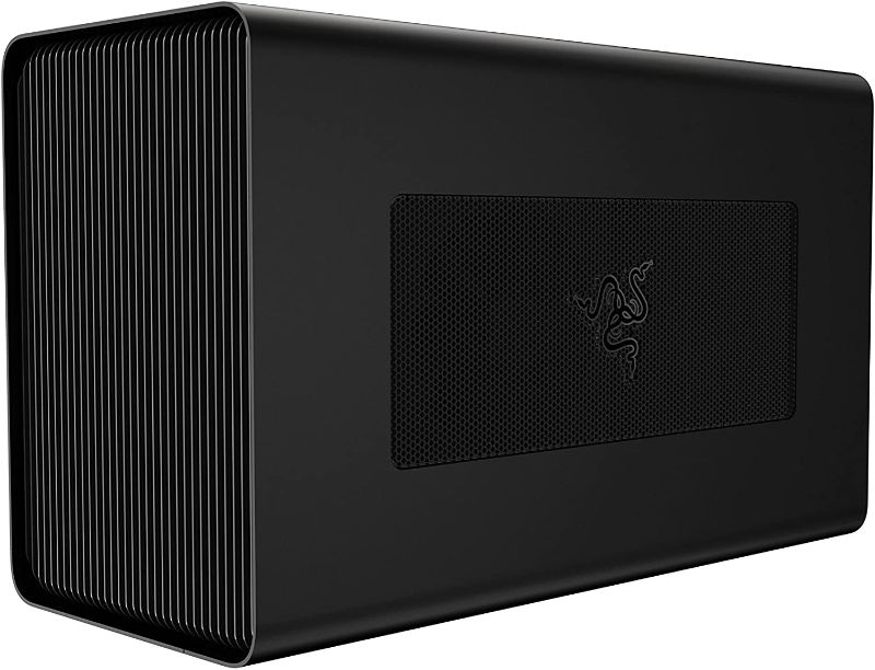 Photo 1 of Razer Core X Aluminum External GPU Enclosure (eGPU): Compatible with Windows & MacOS Thunderbolt 3 Laptops, NVIDIA /AMD PCIe Support, 650W PSU, Classic...
