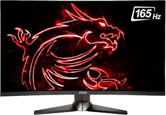 Photo 1 of **MISSING POWER CORD**UNABLE TO TEST* 
MSI Optix G27C2 27 Inch 1ms 144Hz Full HD Curved Gaming Monitor with Adaptive AMD Free Sync and Wide LED Anti-Glare Screen 1920 x 1080p
