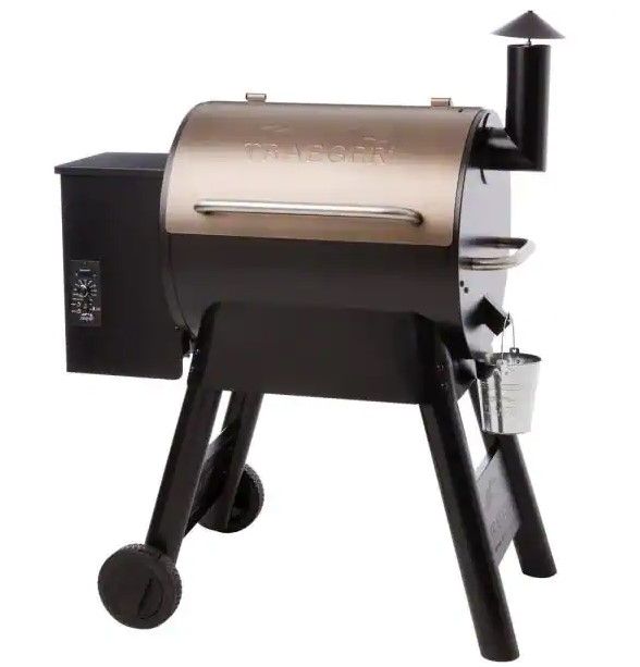 Photo 1 of ***LIGHTLY DAMAGED **MISSING HARDWARE**Traeger Pro 22 Series Pellet Grill, Bronze
