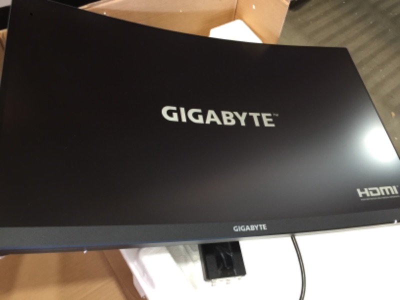 Photo 6 of GIGABYTE G27QC 27" 165Hz 1440P Curved Gaming Monitor, 2560 x 1440 VA 1500R Display, 1ms (MPRT) Response Time, 92% DCI-P3, HDR Ready, FreeSync Premium,...
