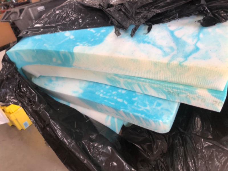 Photo 1 of **out of original packaging** Linenspa LS20TX30SWGT 2 Inch Gel Swirl Memory Foam Topper-Twin XL
