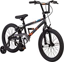 Photo 1 of Mongoose Switch BMX Bike for Kids, 18-Inch Wheels, Includes Removable Training Wheels , Black