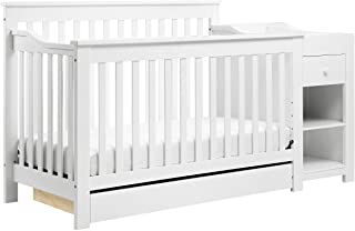 Photo 1 of DaVinci Piedmont 4-in-1 Convertible Crib and Changer Combo in White scratched up