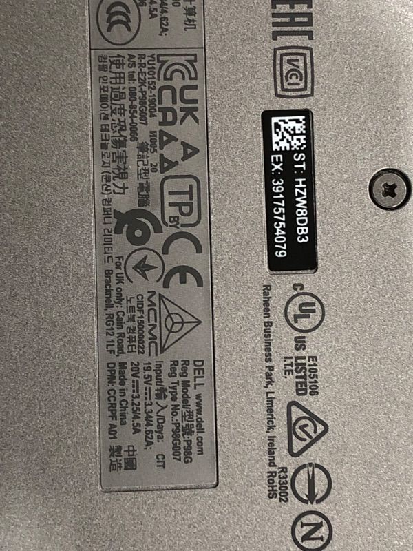 Photo 2 of UNABLE TO TEST**MISSING POWER CORD**LAPTOP ONLY**LATITUDE 5410 LAPTOP MODEL: P98G 14"