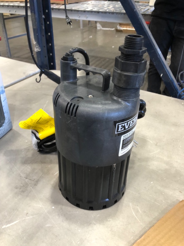 Photo 2 of 1/2 HP Waterfall Submersible Utility Pump
