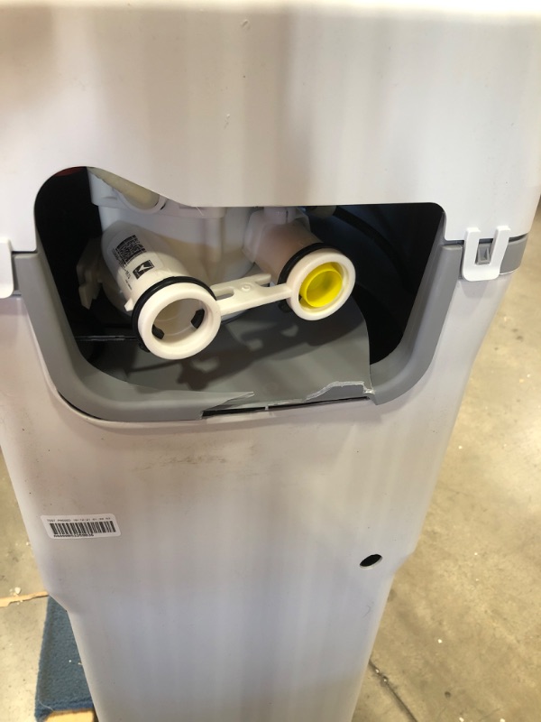 Photo 4 of **Damaged* Missing parts*  GE Water Softener System | 30,400 Grain | Reduce Hard Mineral Levels at Water Source | Reduce Salt Consumption | Improve Water Quality for Drinking, Laundry, Dishwashing & More | Gray
