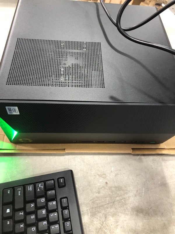 Photo 3 of **READ BELOW* HP Pavilion Gaming Desktop, NVIDIA GeForce GTX 1650 Super, Intel Core i3-10100, 8 GB DDR4 RAM, 256 GB PCIe NVMe SSD, Windows 10 Home, USB Mouse and Keyboard, Compact Tower Design (TG01-1022, 2020)