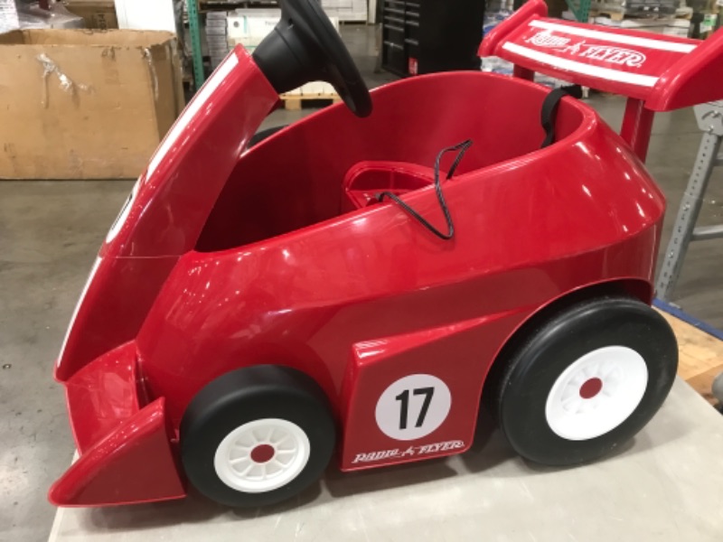 Photo 4 of **UNABLE TO TEST** Radio Flyer Grow with Me Racer Children's Powered Ride Ons, Red
