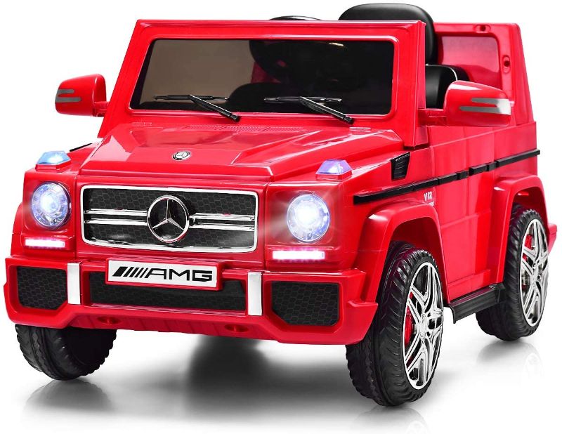 Photo 1 of **DOESNT POWER ON** Costzon Kids Ride On Car, Licensed Mercedes Benz G65, 12V Battery Powered Electric Vehicle, Parental Remote Control & Manual Modes, Music, Horn, LED...
