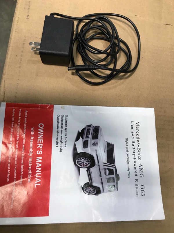 Photo 6 of **DOESNT POWER ON** Costzon Kids Ride On Car, Licensed Mercedes Benz G65, 12V Battery Powered Electric Vehicle, Parental Remote Control & Manual Modes, Music, Horn, LED...
