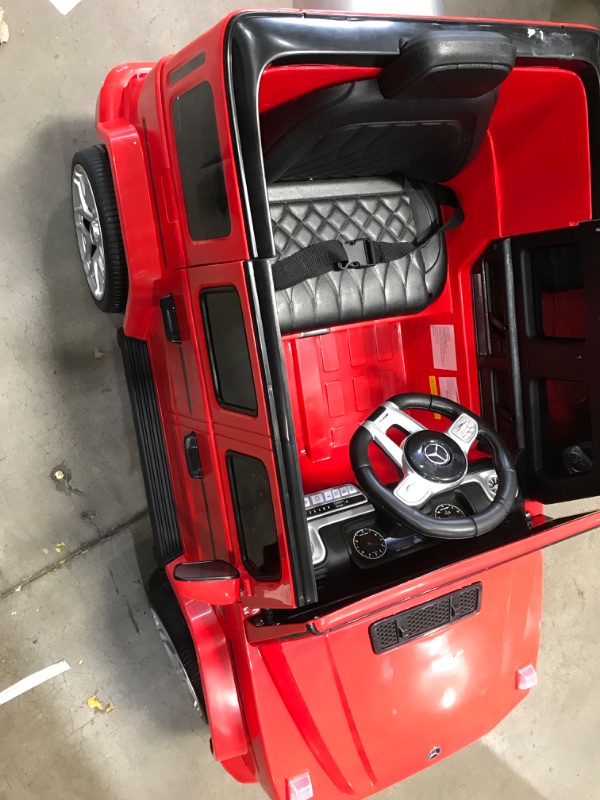 Photo 4 of **DOESNT POWER ON** Costzon Kids Ride On Car, Licensed Mercedes Benz G65, 12V Battery Powered Electric Vehicle, Parental Remote Control & Manual Modes, Music, Horn, LED...
