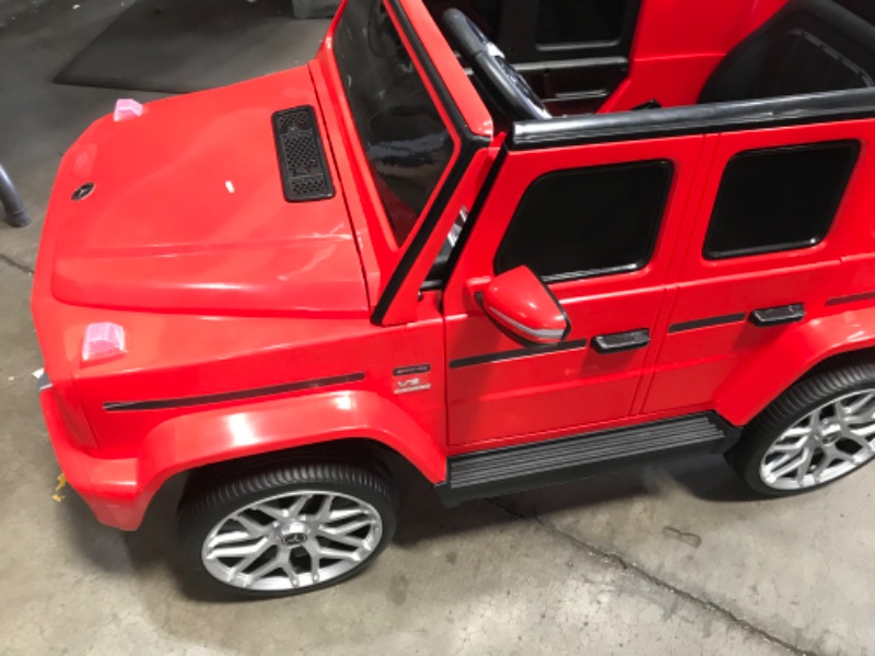 Photo 5 of **DOESNT POWER ON** Costzon Kids Ride On Car, Licensed Mercedes Benz G65, 12V Battery Powered Electric Vehicle, Parental Remote Control & Manual Modes, Music, Horn, LED...
