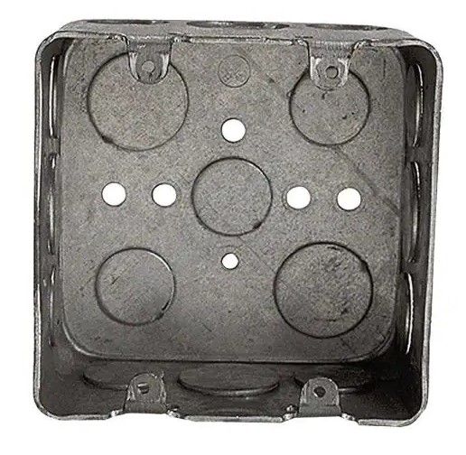 Photo 1 of Steel City
2-Gang New Work Square Device Electrical Wall Box (Case of 10)