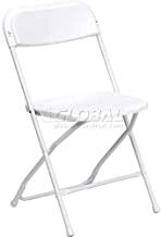 Photo 1 of Flash Furniture Hercules Series Plastic Folding Chair, 800 lb. Capacity, Premium White, 10 pack