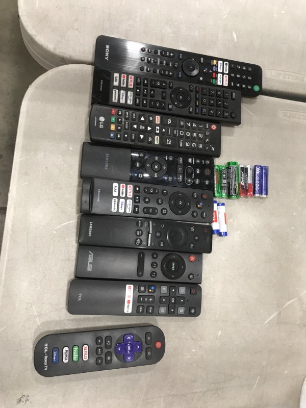 Photo 1 of assorted tv remote bundle - no refunds