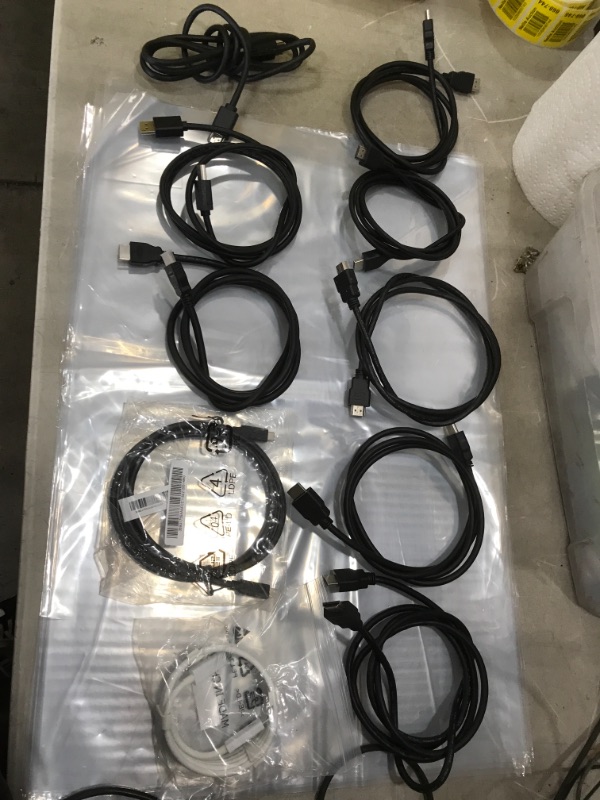 Photo 1 of assorted display cables bundle - no refunds