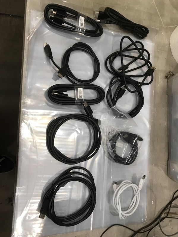 Photo 1 of assorted display cables - no refunds