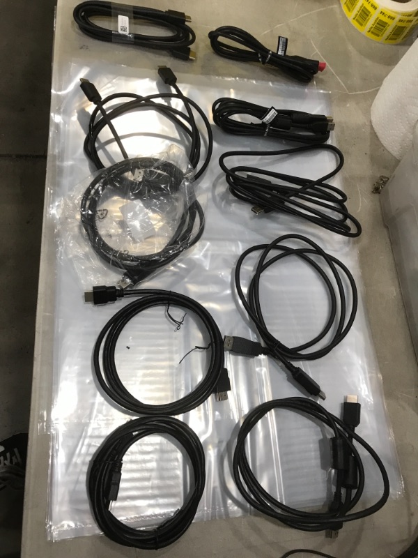 Photo 1 of assorted display cables - no refunds