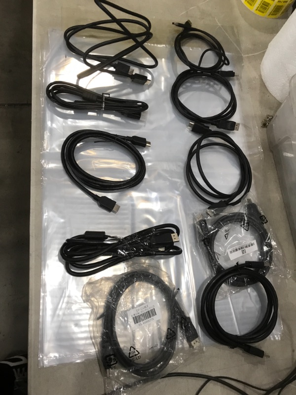 Photo 1 of assorted display cables - no refunds