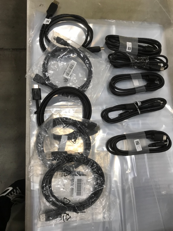 Photo 1 of assorted display cables - no refunds