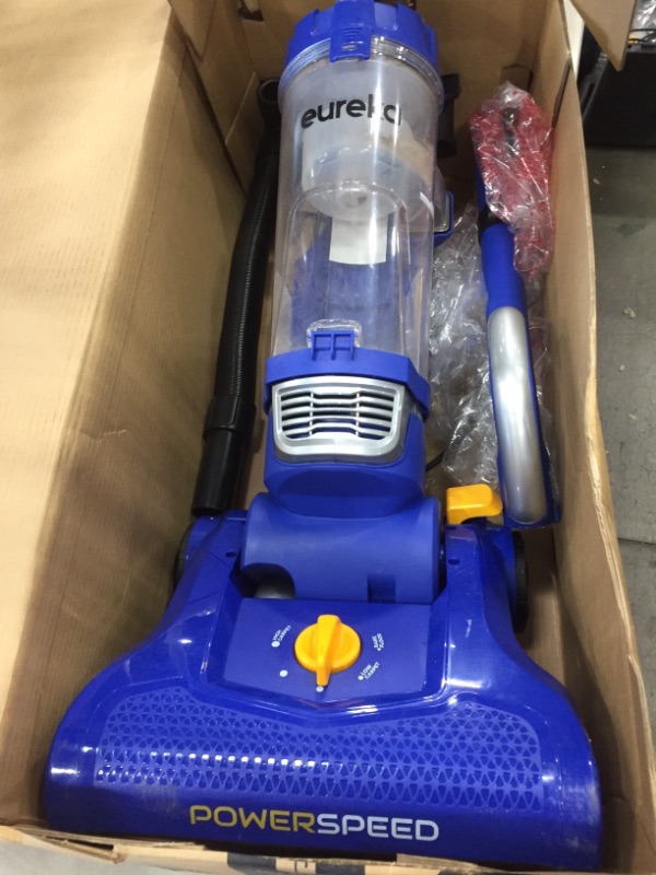 Photo 2 of eureka NEU182A PowerSpeed Bagless Upright Vacuum Cleaner, Lite, Blue
