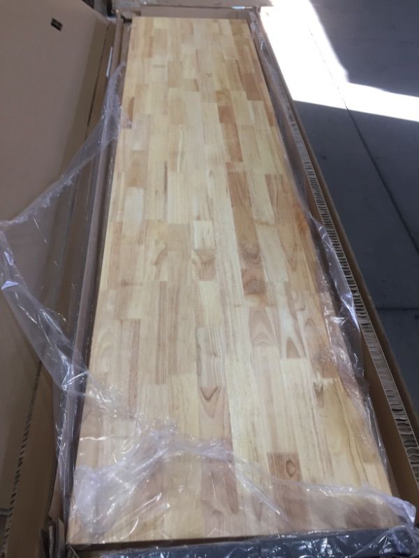 Photo 1 of Husky
96 in. Solid Wood Work Surface for Extra Wide Heavy Duty Welded Steel Garage Storage System