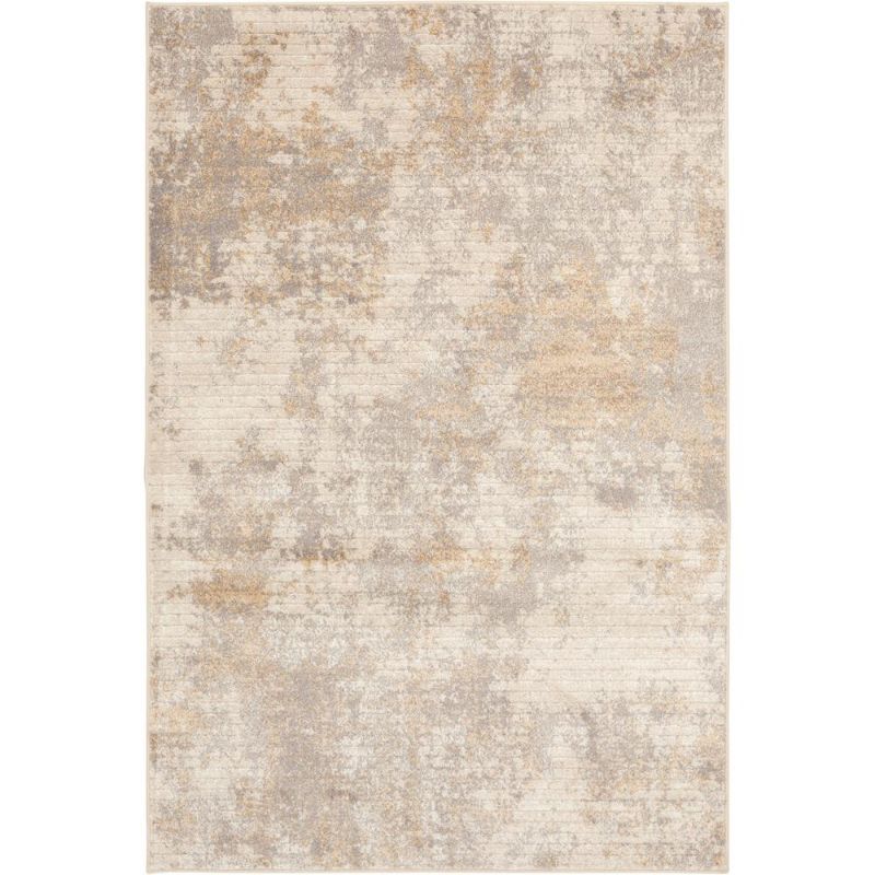 Photo 1 of Home Decorators Collection Medina Beige 8 Ft. X 10 Ft. Abstract Area Rug
